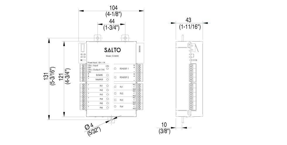 SALTO AUXILIARY - CU4200 CONTROLLER SALTO AUXILIARY - CU4200 CONTROLLER