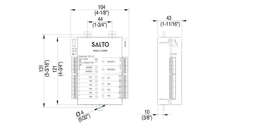 SALTO EXPANSION BOARD - CU4EB8 SALTO EXPANSION BOARD - CU4EB8