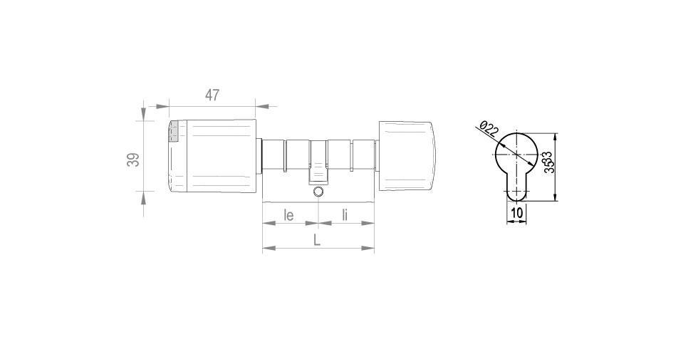 SALTO Neo - Swiss Cylinder SALTO Neo - Swiss Cylinder