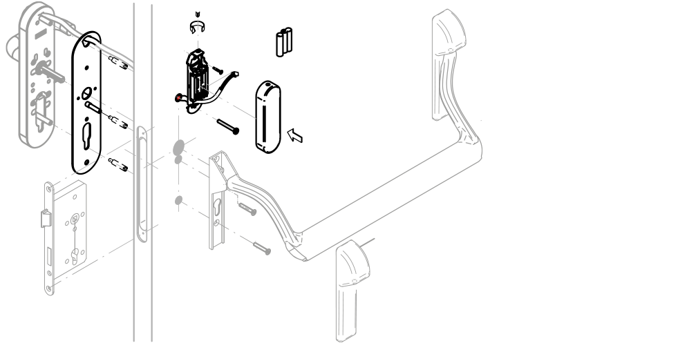 XS4 Panic Bars - Adaptor Kit XS4 Panic Bars - Adaptor Kit