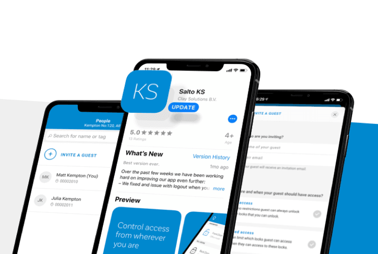 Bản phát hành ứng dụng SALTO KS mới (iOS phiên bản 4.5.3 và Android phiên bản 5.5.5)