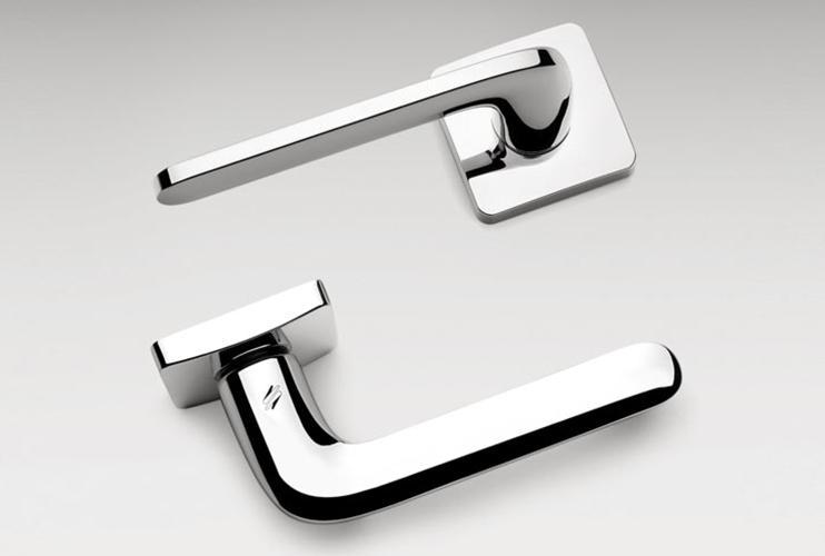 Designed for designers: A Square Rose Finish Door Handles for Ælement Smart Locks